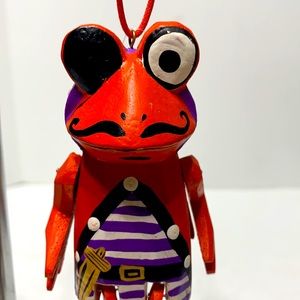 Pirate frog wooden moveable parts